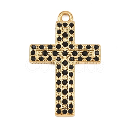304 Stainless Steel Rhinestone Pendants STAS-P430-01D-G03-1