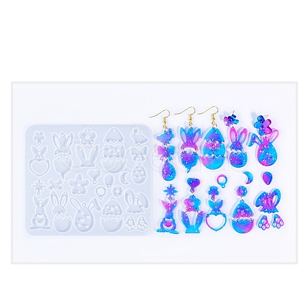Easter DIY Pendant Molds LS-AJEW-U023-01A-1