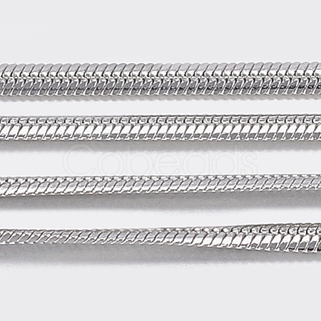 Tarnish Resistant 304 Stainless Steel Flat Snake Chains CHS-K007-10A-1