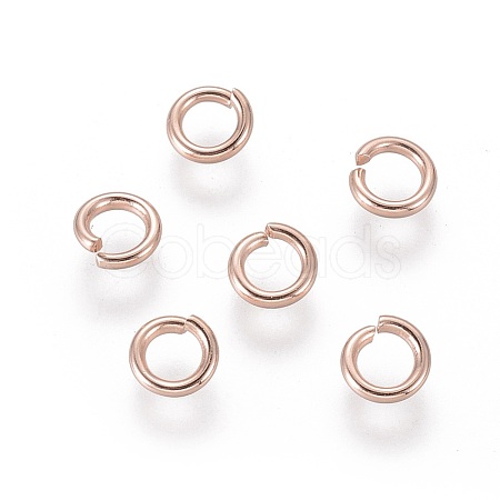304 Stainless Steel Open Jump Rings STAS-O098-02RG-01-1