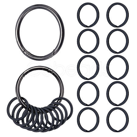 Alloy & Iron Spring Gate Rings FIND-GA0005-18-1