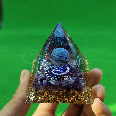 Orgonite Pyramid Resin Energy Generators PW-WG72741-01-1