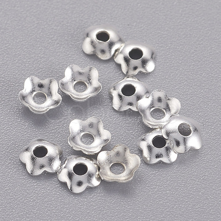 Brass Bead Caps X-KK-TB857-S-NF-1