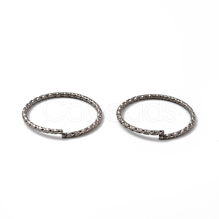 Non-Tarnish 304 Stainless Steel Saw Cut Open Jump Rings STAS-L262-37A-P-1