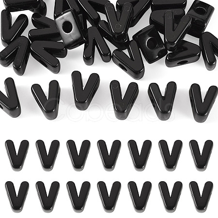Acrylic European Beads OACR-TAC0013-14V-1