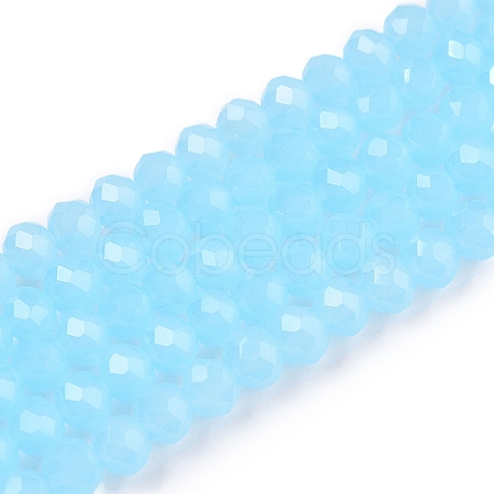 Glass Beads Strands EGLA-A044-J4mm-D04-1