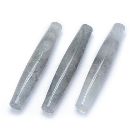 Natural Cloudy Quartz Beads G-P393-O25-1