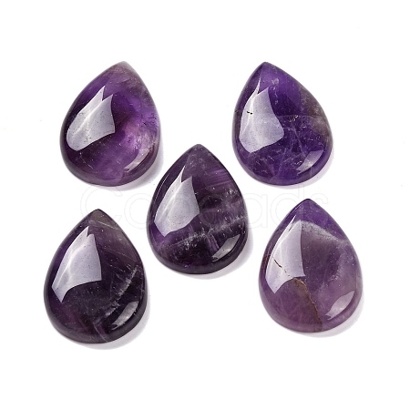 Natural Amethyst Cabochons G-B085-03B-04-1