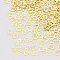 Brass Cabochons, Nail Art Decoration Accessories, Bowknot, Golden, 3x6x0.1mm, about 10000pcs/bag