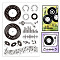 Custom Summer Theme PVC Plastic Clear Stamps, for DIY Scrapbooking, Photo Album Decorative, Cards Making, Disc, 160x110mm