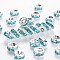 Brass Grade A Rhinestone Spacer Beads, Silver Color Plated, Nickel Free, Rondelle, Aquamarine, 5x2.5mm, Hole: 1mm