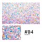 Sequins/Paillette Table Mat Pads, Foldable Manicure Tools, Rectangle, Pink, 40x24x0.1cm