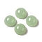 Glass Cabochons, Imitation Gemstone, Half Round, Dark Sea Green, 12x6mm