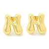 Rack Plating Brass Earrings EJEW-S222-01G-N-1