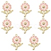 8Pcs Alloy Enamel Pendants ENAM-YW0002-31F-1