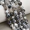Natural Agate(Dyed & Heated) Beads Strands G-K425-B04-01-1