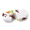 Christmas Decorations Theme Opaque Resin Decoden Cabochons RESI-Z026-01Q-2