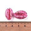 Spray Painted & Drawbench Cowrie Shell Beads SSHEL-M023-03E-3