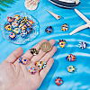 22Pcs 11 Colors Handmade Porcelain Beads PORC-HS0001-06-3