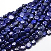 Natural Lapis Lazuli Gemstone Nuggets Bead Strands G-J336-31-1