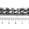 Electroplated Synthetic Magnetic Hematite Beads Strands G-P545-G01-02G-4