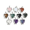 Natural & Synthetic Mixed Gemstone Pendants G-Q025-01P-1