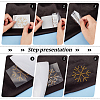 Snowflake Pattern Hotfix Rhinestones DIY-WH0430-205F-4