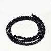 Faceted Rondelle Glass Beads Strands GLAA-I033-3mm-07-2