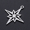 Non-Tarnish 201 Stainless Steel Laser Cut Pendants STAS-S105-T898-1-2