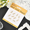 10Pcs Brass Pave Cubic Zirconia Pendants KK-BBC0022-58-6