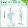 6Pcs 2 Styles Polyester Embroidery Appliques DIY-FG0007-49-2