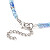 Glass Seed Beaded Two Loops Wrap Bracelet for Women BJEW-JB09216-10