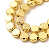 Electroplate Glass Beads Strands EGLA-F166-04C-G-3