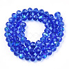 Electroplate Glass Beads Strands EGLA-A034-T4mm-L26-3