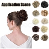 Synthetic Hair Bun Extensions OHAR-G006-A03-4