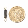 Natural Larvikite Connector Charms PALLOY-JF01454-05-2