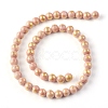 Natural Mashan Jade Beads Strands X-G-F670-A22-8mm-2