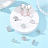 SHEGRACE Brass Stud Earring Findings XGRQ6M688-906P-4