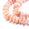 Natural Pink Opal Beads Strands G-E569-J25-3