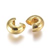 Iron Crimp Beads Covers KK-CJC0001-06B-G-2