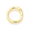 Brass Spring Gate Rings KK-L225-012G-1