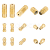 Unicraftale 12Pcs 3 Styles 304 Stainless Steel Screw Clasps Sets STAS-UN0050-11-1