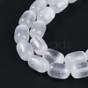 Natural Selenite Beads Strands G-F750-A-5