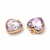 Faceted Glass Rhinestone Pendants GLAA-I051-B06-3