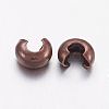 Brass Crimp Beads Covers X-KK-H289-NFR-NF-2