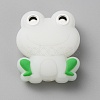 Frog Luminous Food Grade Eco-Friendly Silicone Beads SIL-WH0003-12F-1