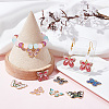 36Pcs 9 Style Alloy Enamel Pendants ENAM-SC0002-89-5
