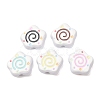 Printed Opaque Acrylic Beads AC-CBA46F7-04-1