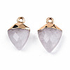 Natural Quartz Crystal Pendants G-N326-134-09-1