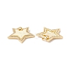 Brass Micro Pave Clear Cubic Zirconia Pendants KK-G415-16G-3